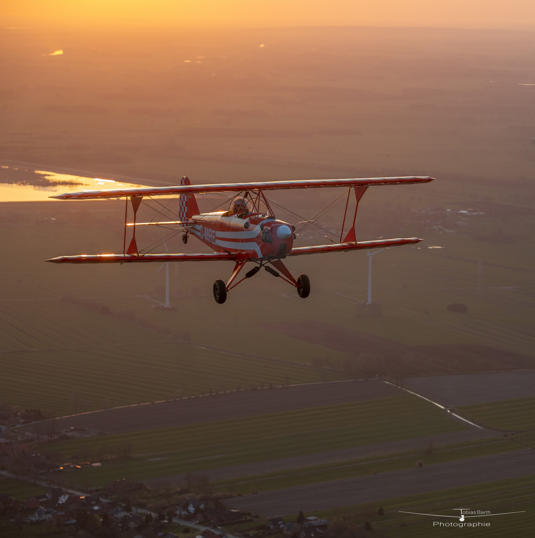 Sunwheel D-MIRE über der Marsch